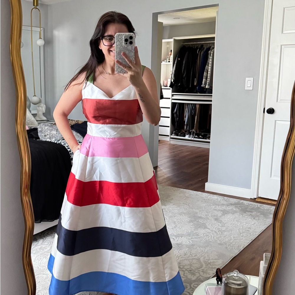 Colorful Striped Dress